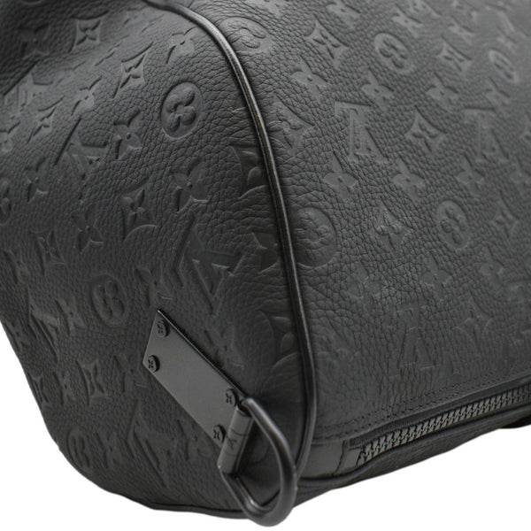 LOUIS VUITTON Keepall 50 by Virgil Abloh Travel Bag Absolute Black corner look