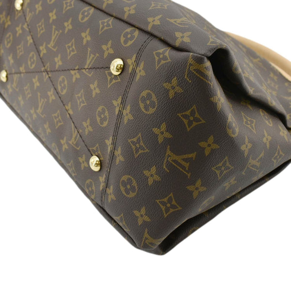 LOUIS VUITTON Artsy MM NM Monogram Canvas Shoulder Bag Brown