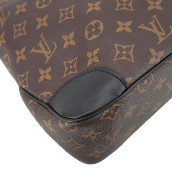 LOUIS VUITTON Odeon NM MM Monogram Canvas Shoulder Bag Black