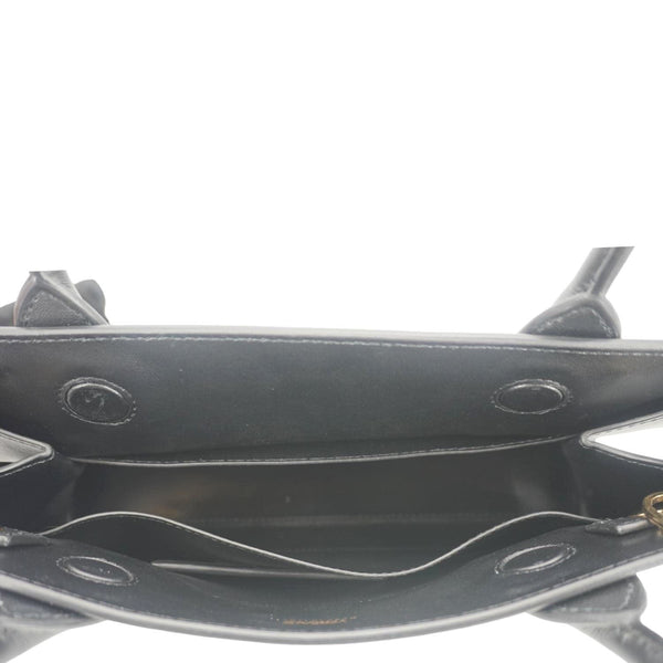 Versace Medusa '95 Smooth Leather Tote Bag Black