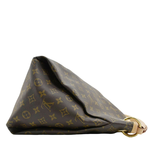 LOUIS VUITTON Artsy MM NM Monogram Canvas Shoulder Bag Brown