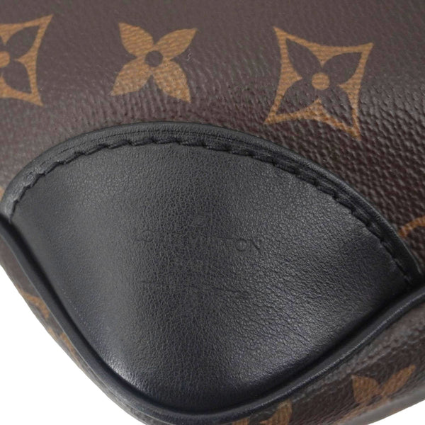 LOUIS VUITTON Odeon NM MM Monogram Canvas Shoulder Bag Black