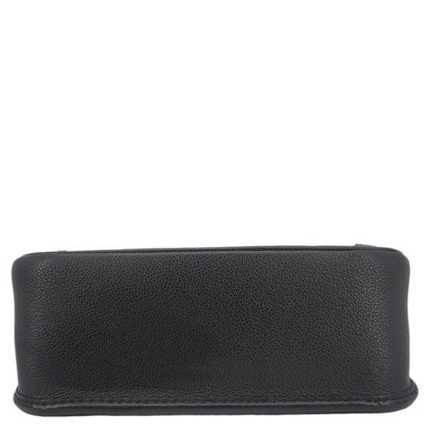 LOUIS VUITTON Buci Epi Leather Shoulder Bag Black