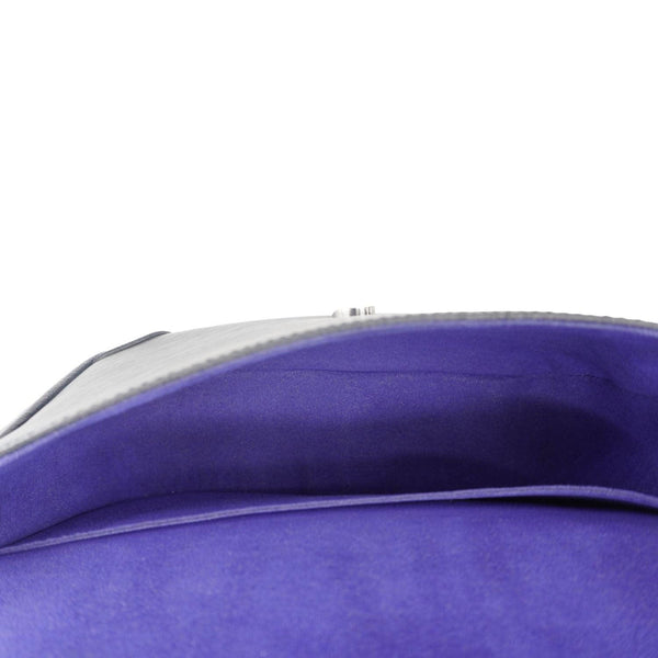 LOUIS VUITTON Buci Epi Leather Shoulder Bag Black