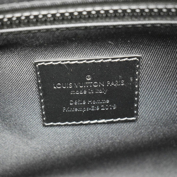 LOUIS VUITTON Keepall 50 by Virgil Abloh Taurillon Leather Travel Bag Absolute Black