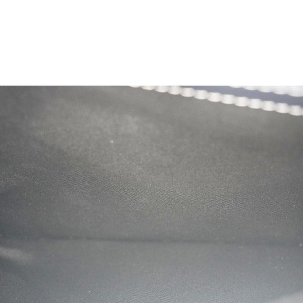 CHRISTIAN DIOR X KAWS Saddle Leather Wristlet Navy Blue