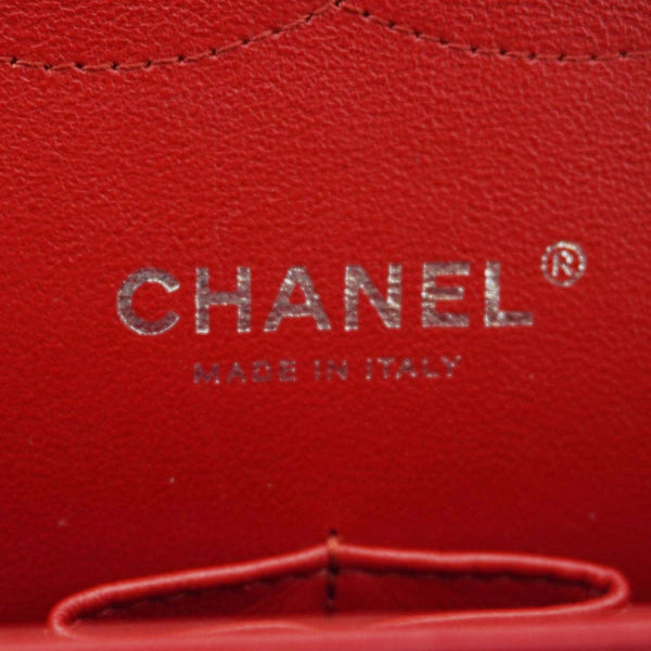 CHANEL Classic Jumbo Double Flap Quilted Leather Crossbody Bag Red