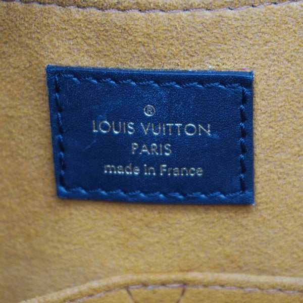 LOUIS VUITTON Onthego MM Giant Monogram Empreinte Leather Tote Bag Black