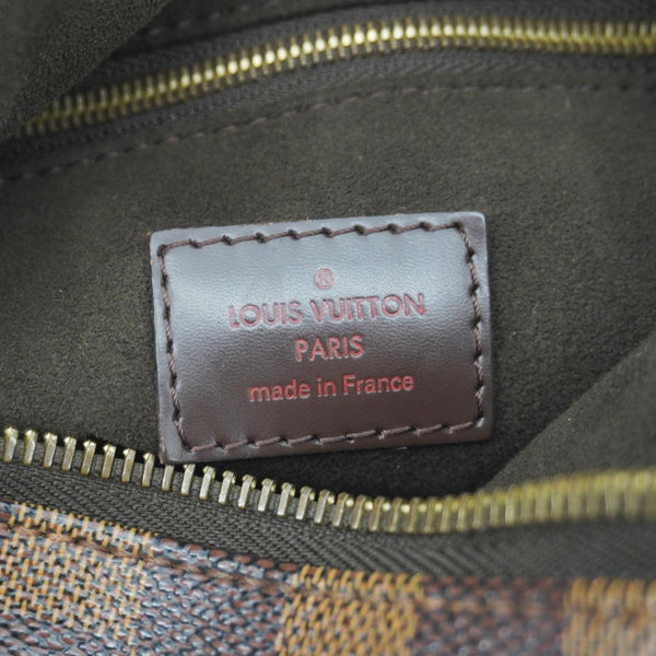 LOUIS VUITTON Portobello PM Damier Ebene Hobo Bag Brown