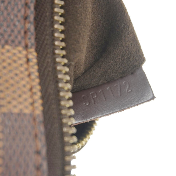 LOUIS VUITTON Portobello PM Damier Ebene Hobo Bag Brown