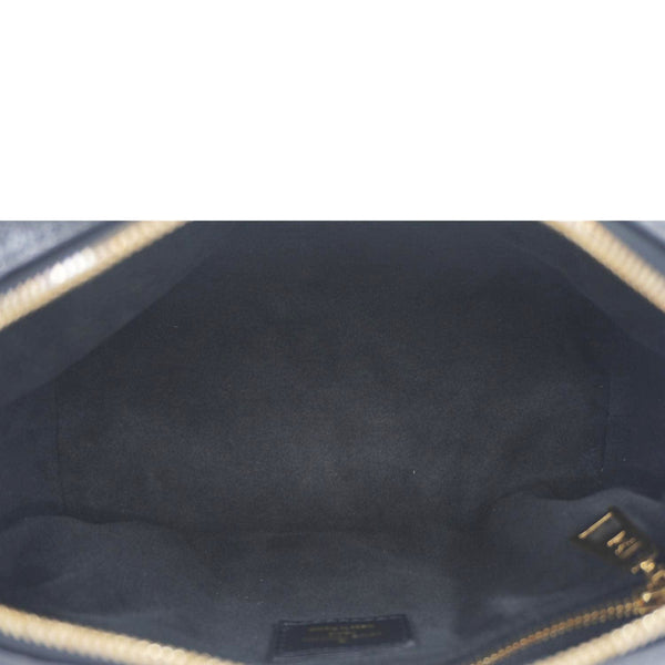 LOUIS VUITTON Petite Malle Souple Monogram Empreinte Shoulder Bag Black