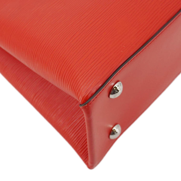 LOUIS VUITTON Kleber PM Epi Leather Shoulder Bag Red