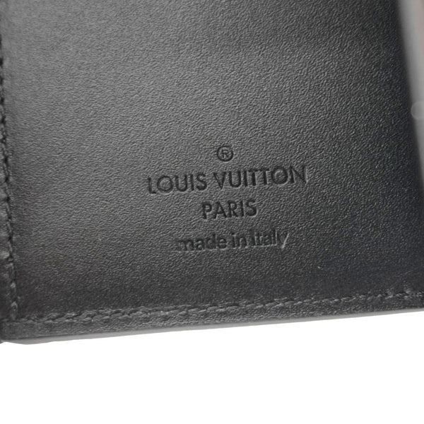 LOUIS VUITTON Cherrywood Monogram Canvas Compact Wallet Black