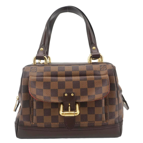 LOUIS VUITTON Knightsbridge Damier Ebene Satchel Bag Brown