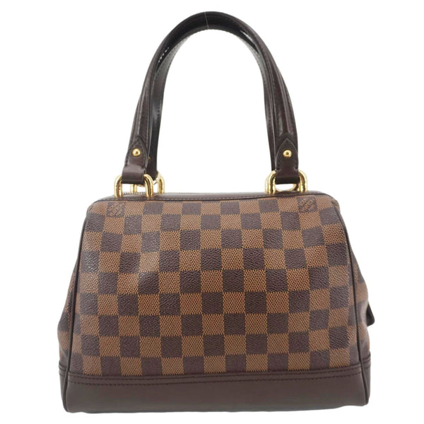 LOUIS VUITTON Knightsbridge Damier Ebene Satchel Bag Brown