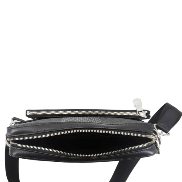 LOUIS VUITTON 3D Trio Damier Graphite Messenger Bag Black