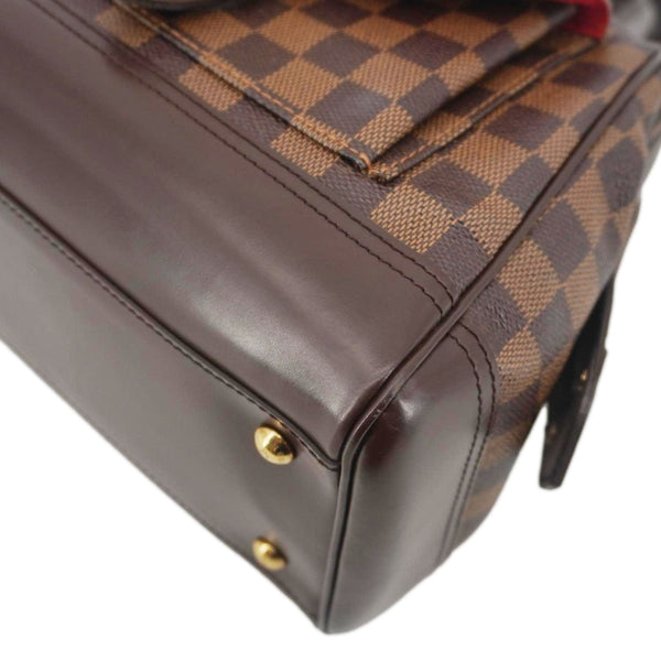 LOUIS VUITTON Knightsbridge Damier Ebene Satchel Bag Brown
