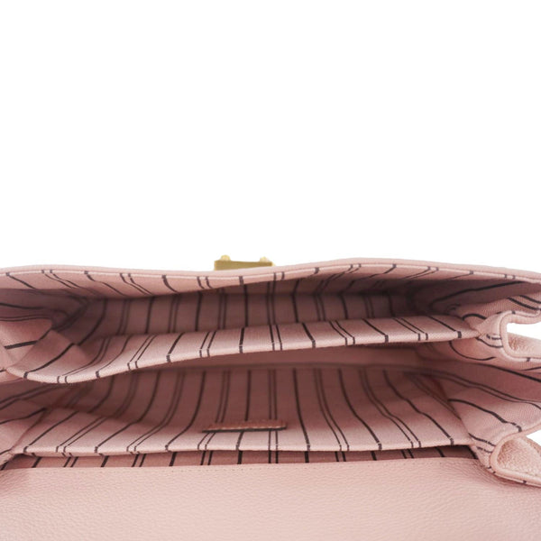 LOUIS VUITTON Metis Pochette Empreinte Leather Crossbody Bag Pink