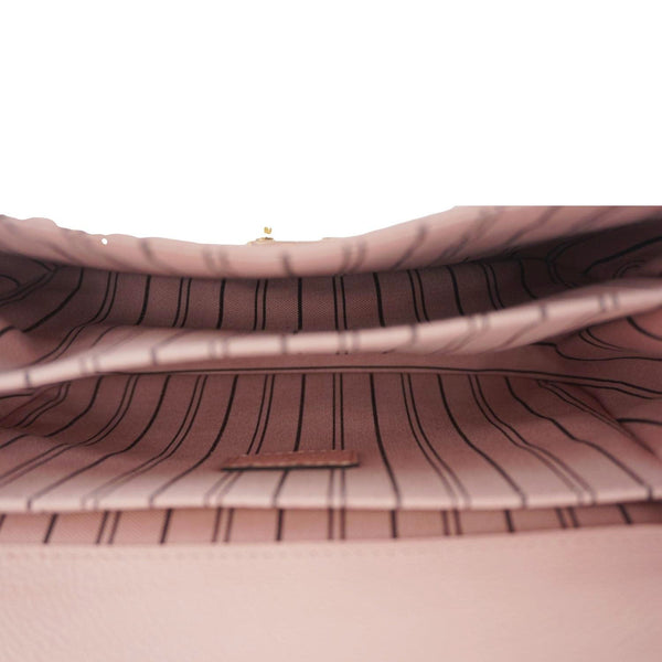 LOUIS VUITTON Metis Pochette Empreinte Leather Crossbody Bag Pink