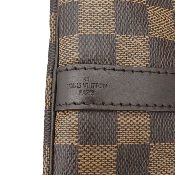 LOUIS VUITTON Speedy 30 Bandouliere Damier Ebene Shoulder Bag Brown