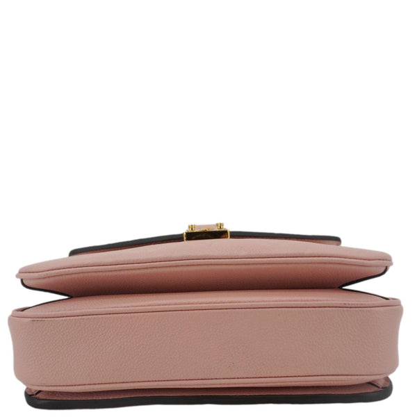 LOUIS VUITTON Metis Pochette Empreinte Leather Crossbody Bag Pink
