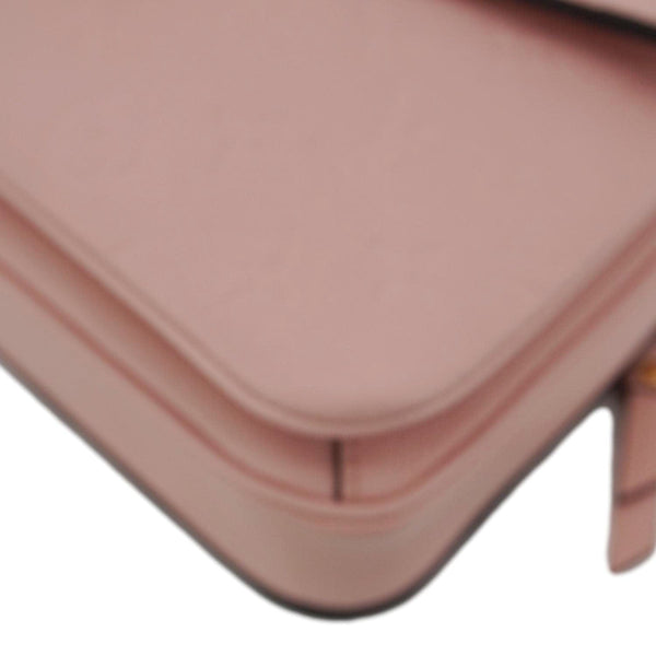 LOUIS VUITTON Metis Pochette Empreinte Leather Crossbody Bag Pink