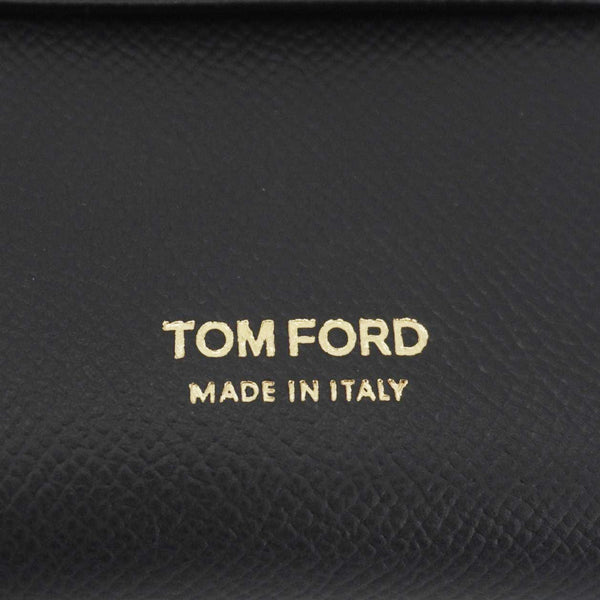 TOM FORD Leather Crossbody Phone Case Black