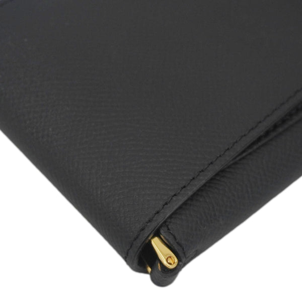 TOM FORD Leather Crossbody Phone Case Black