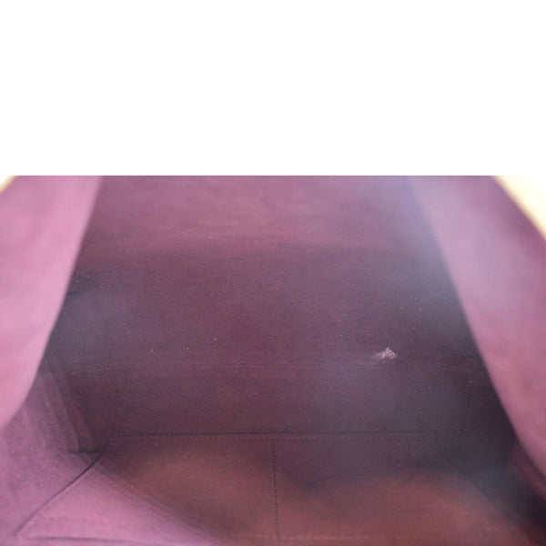 LOUIS VUITTON Classic Carryall PM Shoulder Bag Brown with in side view