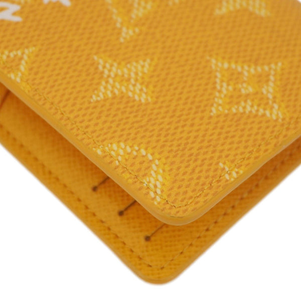 LOUIS VUITTON Monogram Heritage Canvas Pocket Organizer Yellow