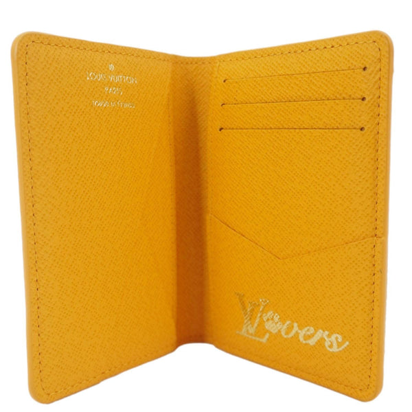 LOUIS VUITTON Monogram Heritage Canvas Pocket Organizer Yellow