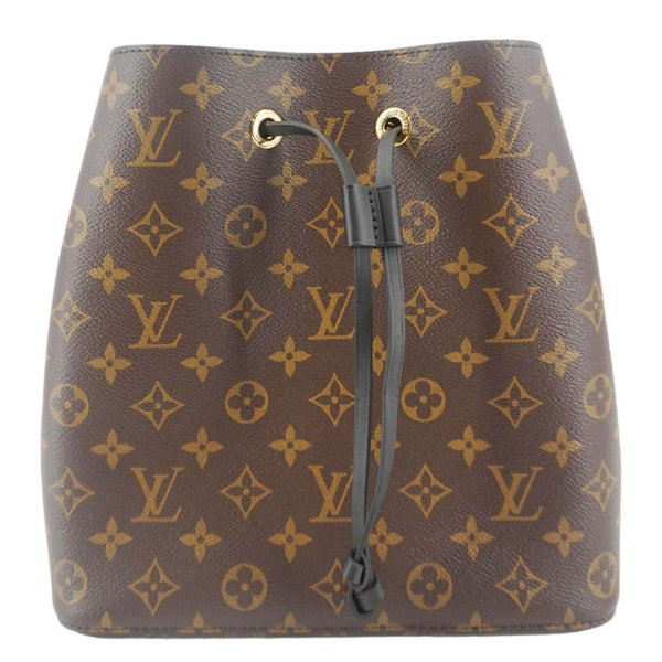 LOUIS VUITTON Neonoe MM Monogram Canvas Shoulder Bag Brown