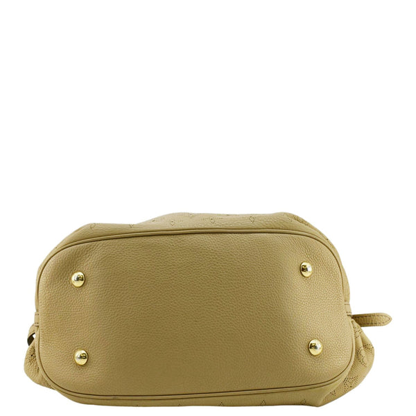 LOUIS VUITTON Solar Large Mahina Leather Hobo Bag Beige