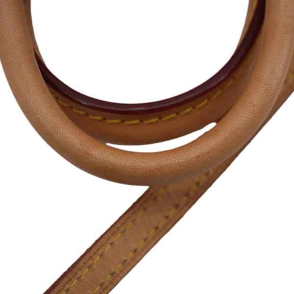 LOUIS VUITTON Nano Speedy Monogram Canvas Crossbody Bag Brown