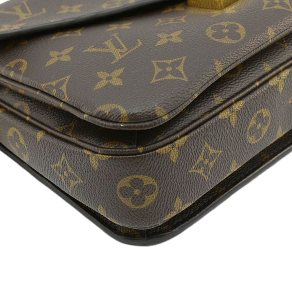 LOUIS VUITTON Metis Pochette Monogram Canvas Crossbody Bag Brown
