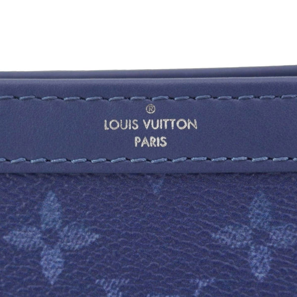 LOUIS VUITTON Gaston Wearable Monogram Canvas Wallet Navy Blue