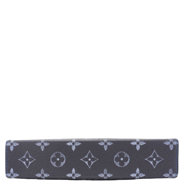 LOUIS VUITTON Gaston Wearable Monogram Canvas Wallet Navy Blue