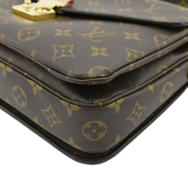 LOUIS VUITTON Metis Pochette Monogram Canvas Crossbody Bag Brown