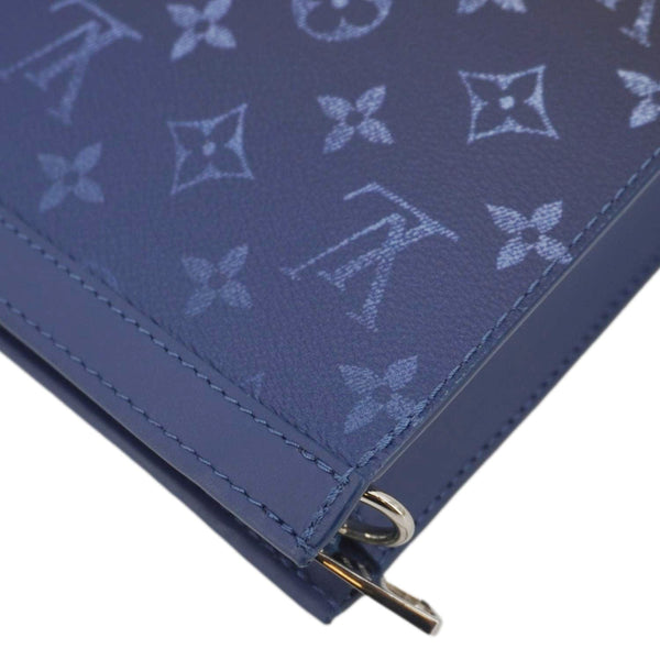 LOUIS VUITTON Gaston Wearable Monogram Canvas Wallet Navy Blue