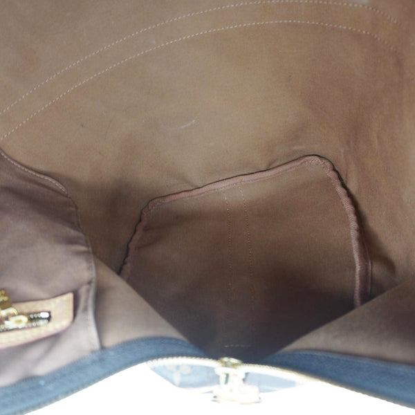 LOUIS VUITTON Keepall 45 Bandouliere Monogram Canvas Travel Bag Brown