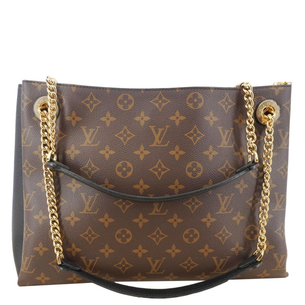 LOUIS VUITTON Surene MM Monogram Canvas Shoulder Bag Black