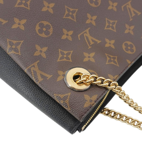 LOUIS VUITTON Surene MM Monogram Canvas Shoulder Bag Black