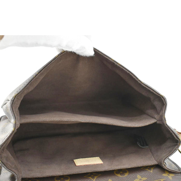 LOUIS VUITTON Metis Pochette Monogram Canvas Crossbody Bag Brown