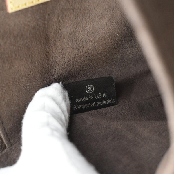 LOUIS VUITTON Metis Pochette Monogram Canvas Crossbody Bag Brown
