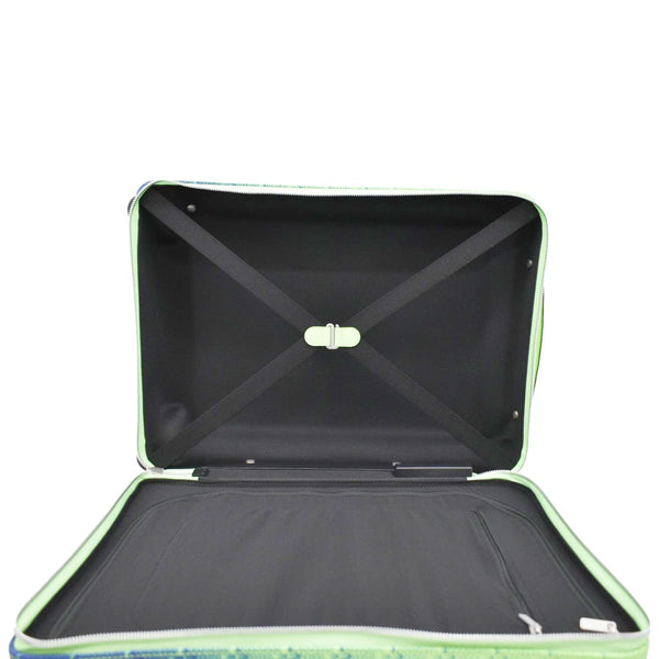 LOUIS VUITTON Illusion Horizon 55 Monogram Taurillon Leather Rolling Suitcase Green