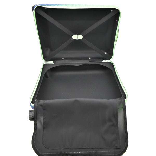 LOUIS VUITTON Illusion Horizon 55 Monogram Taurillon Leather Rolling Suitcase Green