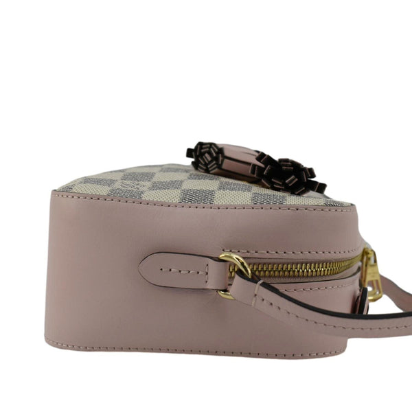 LOUIS VUITTON Saintonge Damier Azur Crossbody Bag White