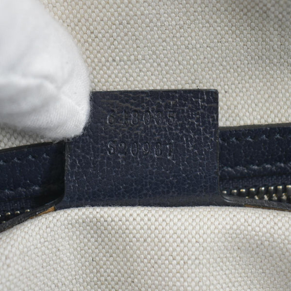 GUCCI Ophidia Duffle GG Supreme Canvas Satchel Bag Blue 648085