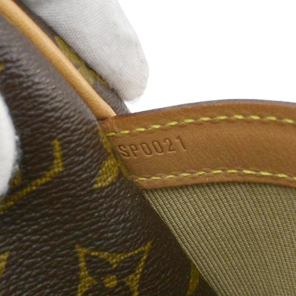 LOUIS VUITTON Reporter Monogram Canvas Shoulder Bag Brown