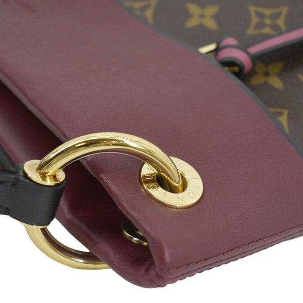 LOUIS VUITTON Tuileries Besace Leather Shoulder Bag Bruyere gold hardware